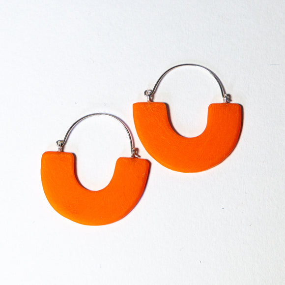 Bay Earrings - Orange