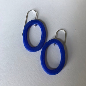 Pool Earrings (vivid blue)