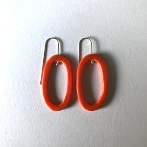 Pool Earrings (orange)