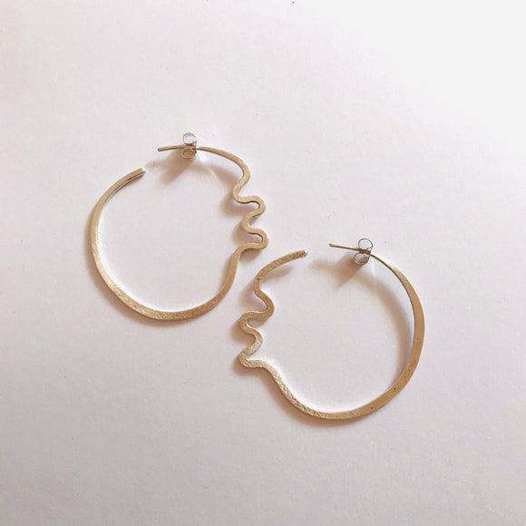 Silver Cockle Hoops